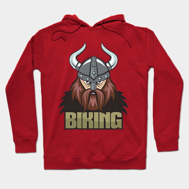 Slightly Wrong - Viking Hoodie by andantino